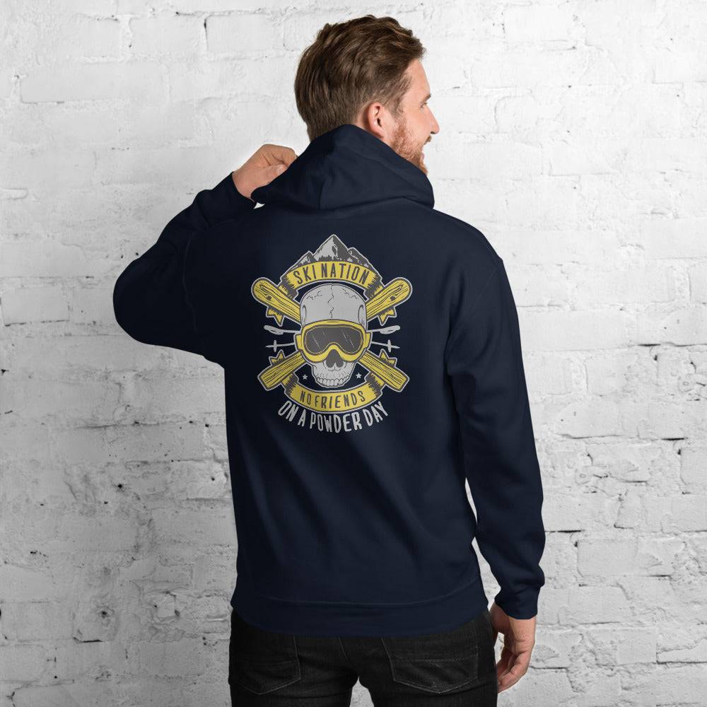 SKI NATION - NO FRIENDS ON POWDER DAY HOODIES - Powderaddicts