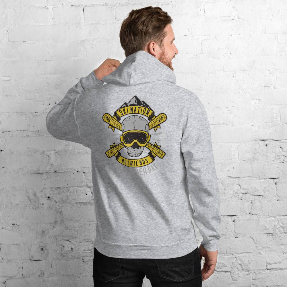 SKI NATION - NO FRIENDS ON POWDER DAY HOODIES - Powderaddicts