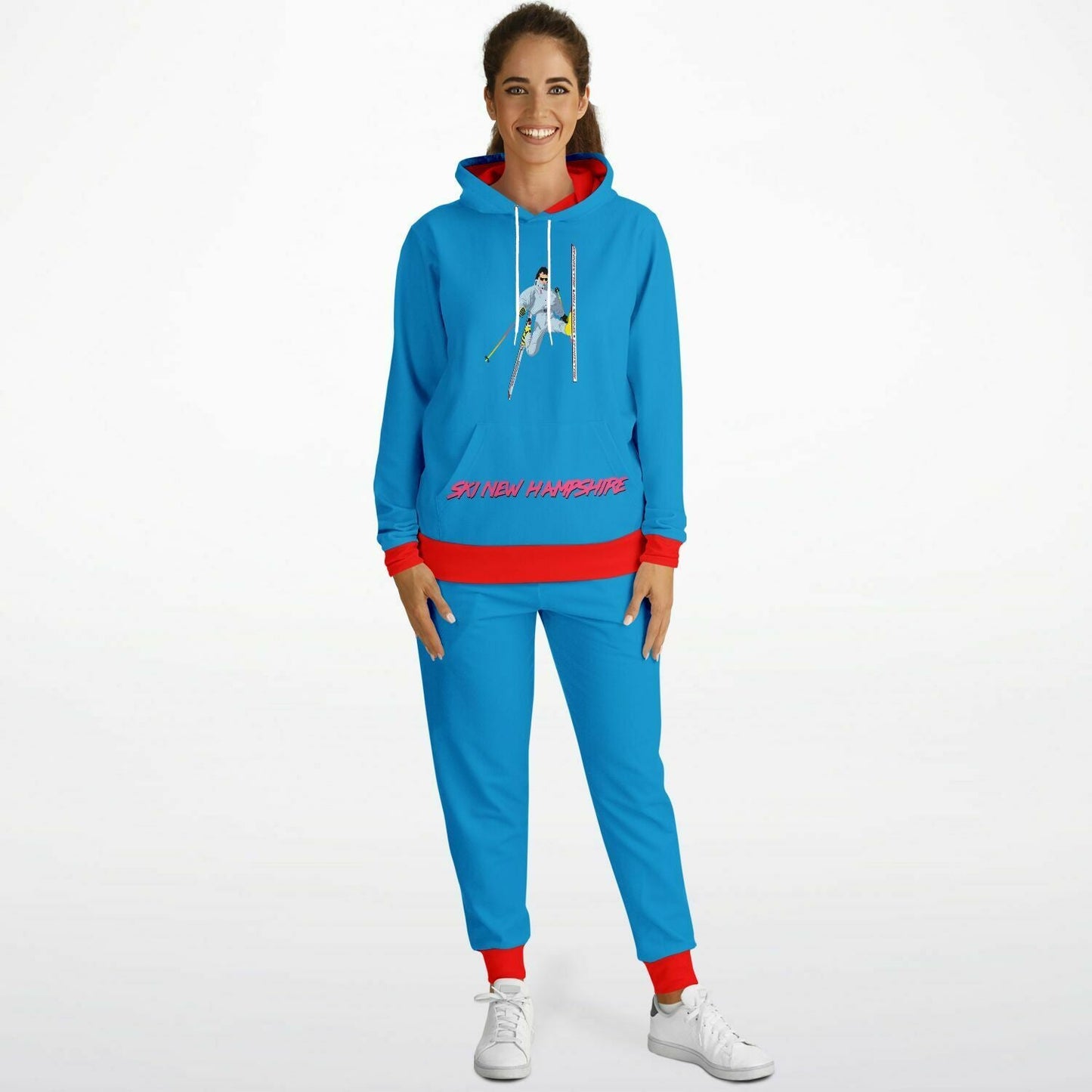 Ski New Hampshire Matching Hoodie and Jogger Set - Powderaddicts