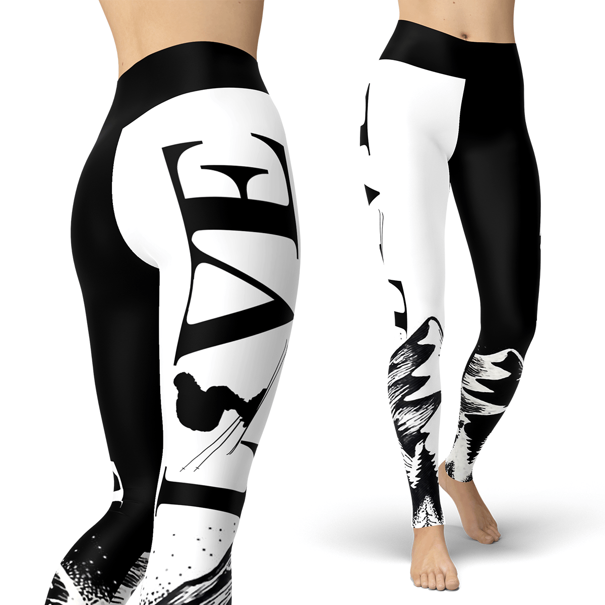 Love Skiing Leggings - Powderaddicts