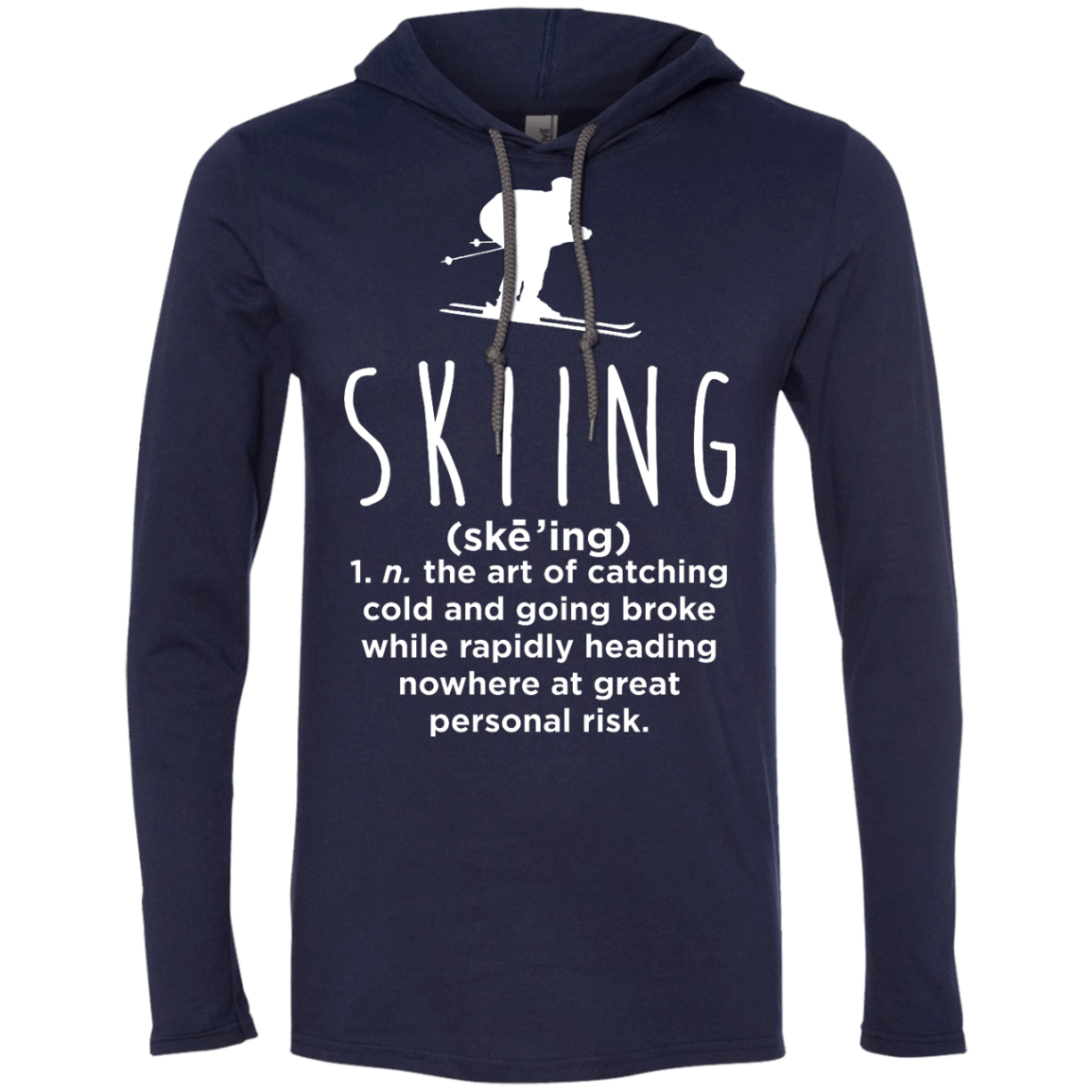 Skiing Definition Hoodies - Powderaddicts