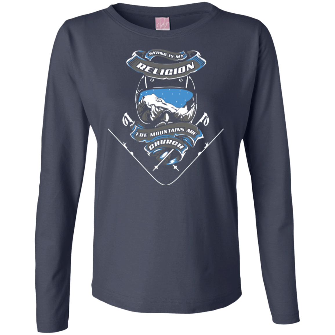 Skiing Is My Religion Long Sleeves - Powderaddicts