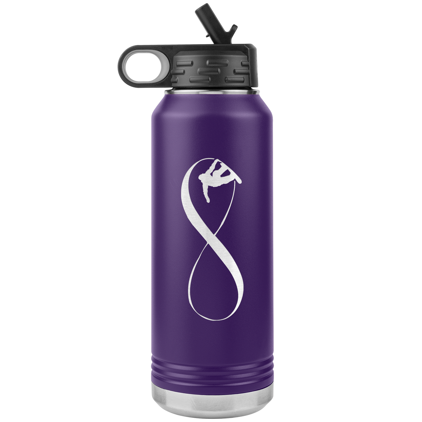 Infinity Snowboard 32oz Water Bottle Tumbler - Powderaddicts