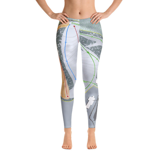 Sleepy Hollow Sports Park, Iowa Ski Trail Map Women's Base Layer Bottom - Powderaddicts