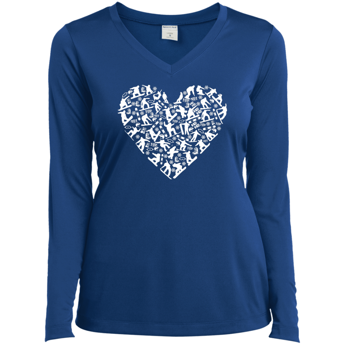 Snowboard Heart Long Sleeves - Powderaddicts