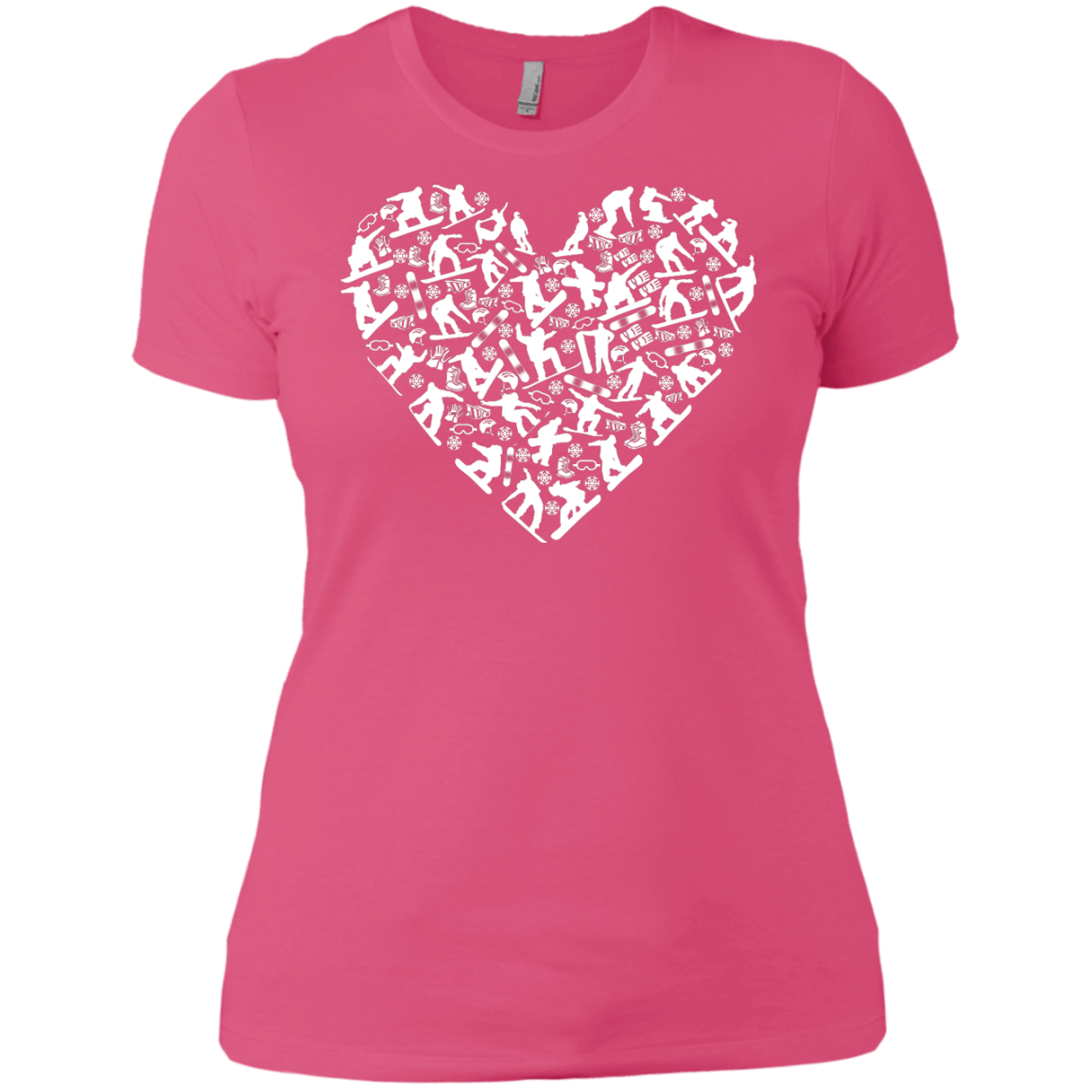 Snowboard Heart Tees - Powderaddicts