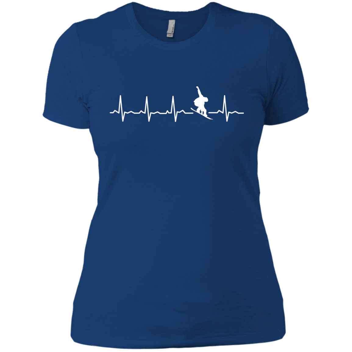 Snowboard Heartbeat Ladies Tees - Powderaddicts