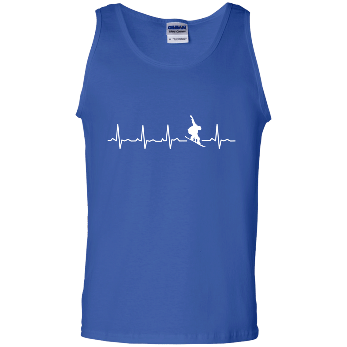 Snowboard Heartbeat Tank Tops - Powderaddicts