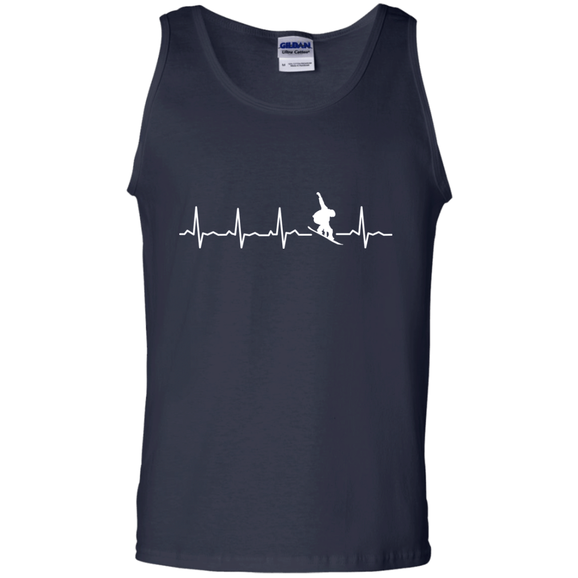 Snowboard Heartbeat Tank Tops - Powderaddicts