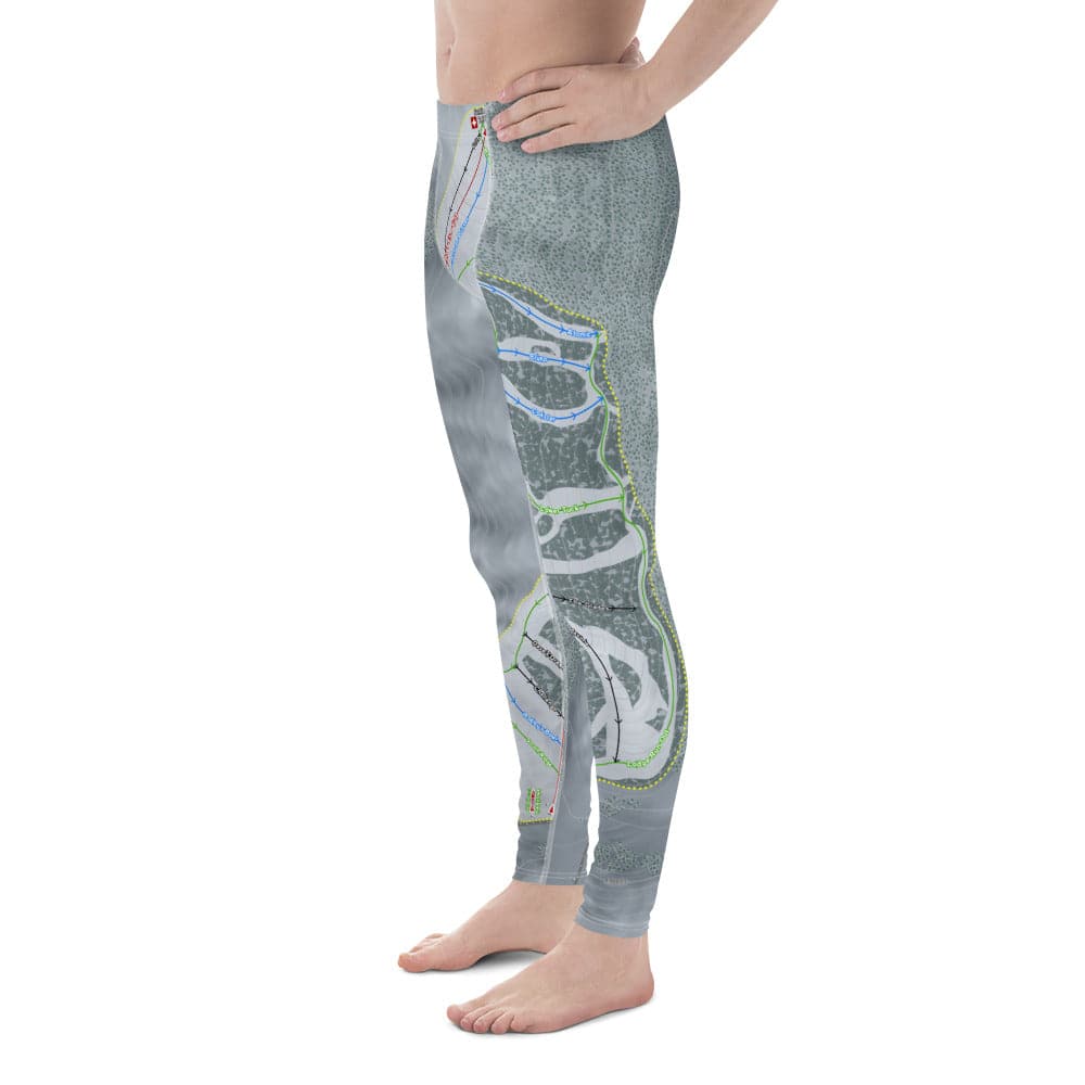 Soldier Mountain, Idaho Ski Trail Map Men's Base Layer Bottom - Powderaddicts
