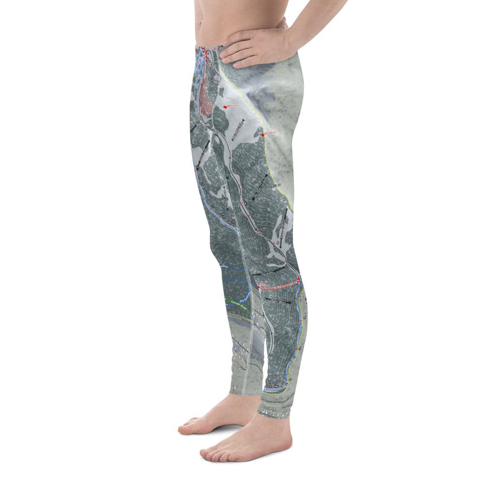 Solitude, Utah Ski Trail Map Men's Base Layer Bottom - Powderaddicts