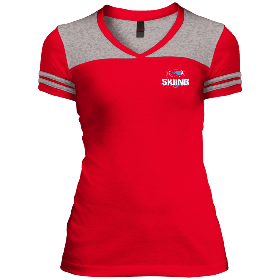 Sometimes The Only Way To Stay Sane Is To Go Skiing Ladies Tees - Powderaddicts