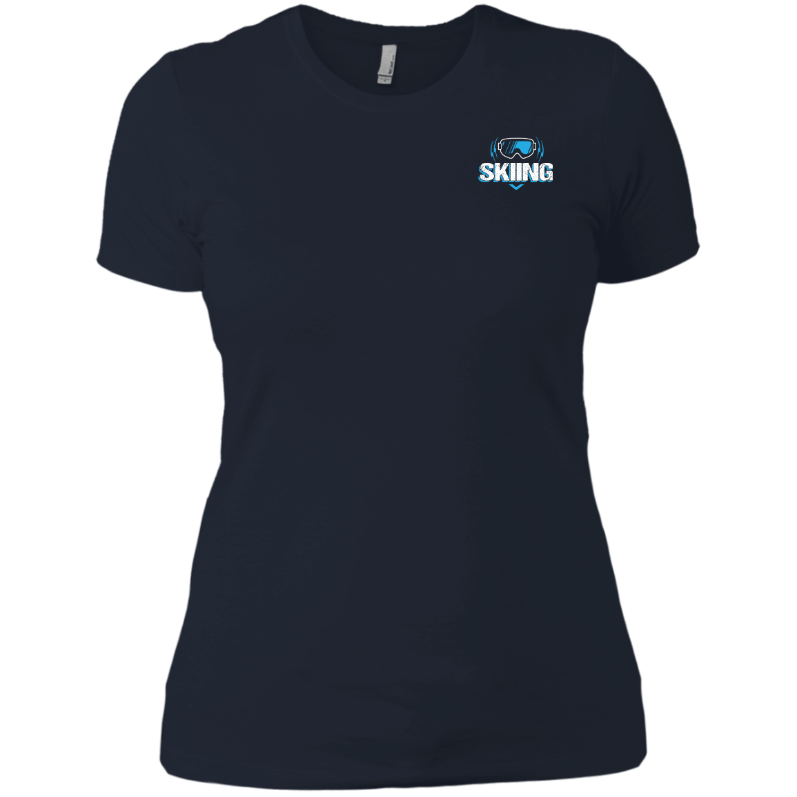 Sometimes The Only Way To Stay Sane Is To Go Skiing Ladies Tees - Powderaddicts