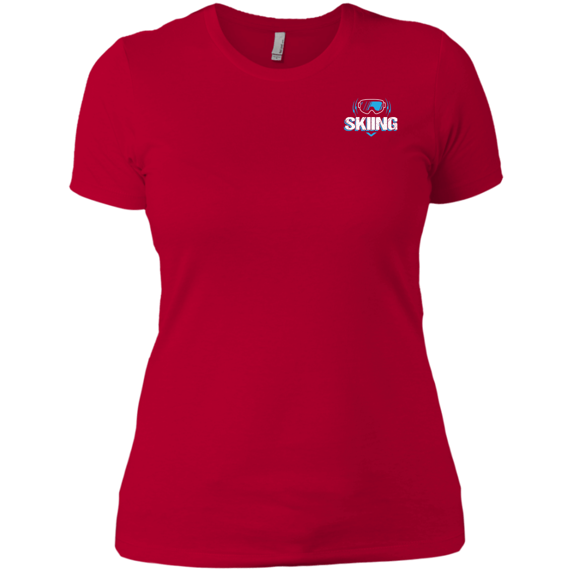 Sometimes The Only Way To Stay Sane Is To Go Skiing Ladies Tees - Powderaddicts