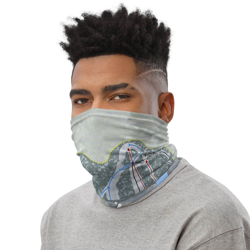 Spring Mountain, Pennsylvania Ski Trail Map Printed Neck Gaiter - Powderaddicts