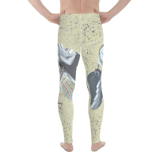 Swiss Valley, Michigan Ski Trail Map Men's Base Layer Bottom - Powderaddicts