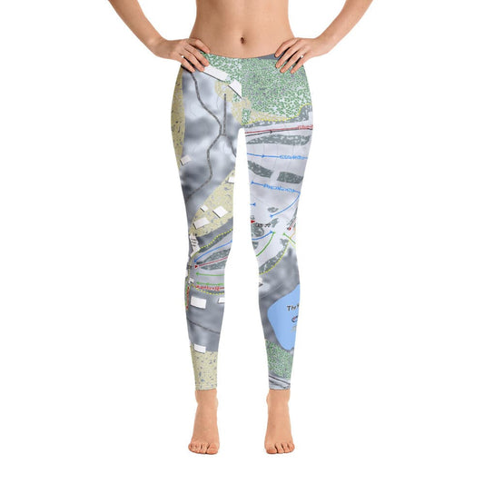 The Homestead, Michigan Ski Trail Map Women's Base Layer Bottom - Powderaddicts