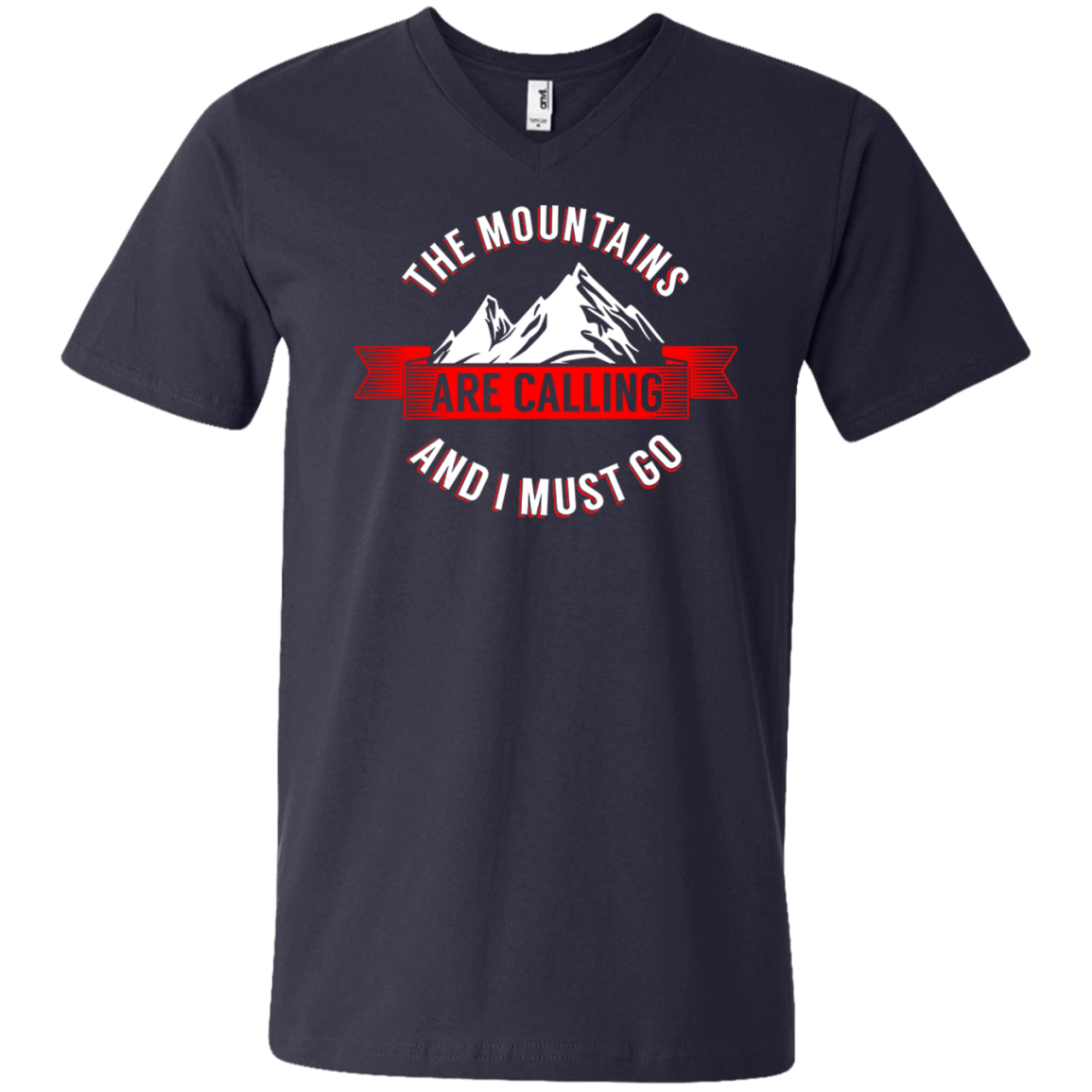 The Mountains Are Calling Tees - Powderaddicts