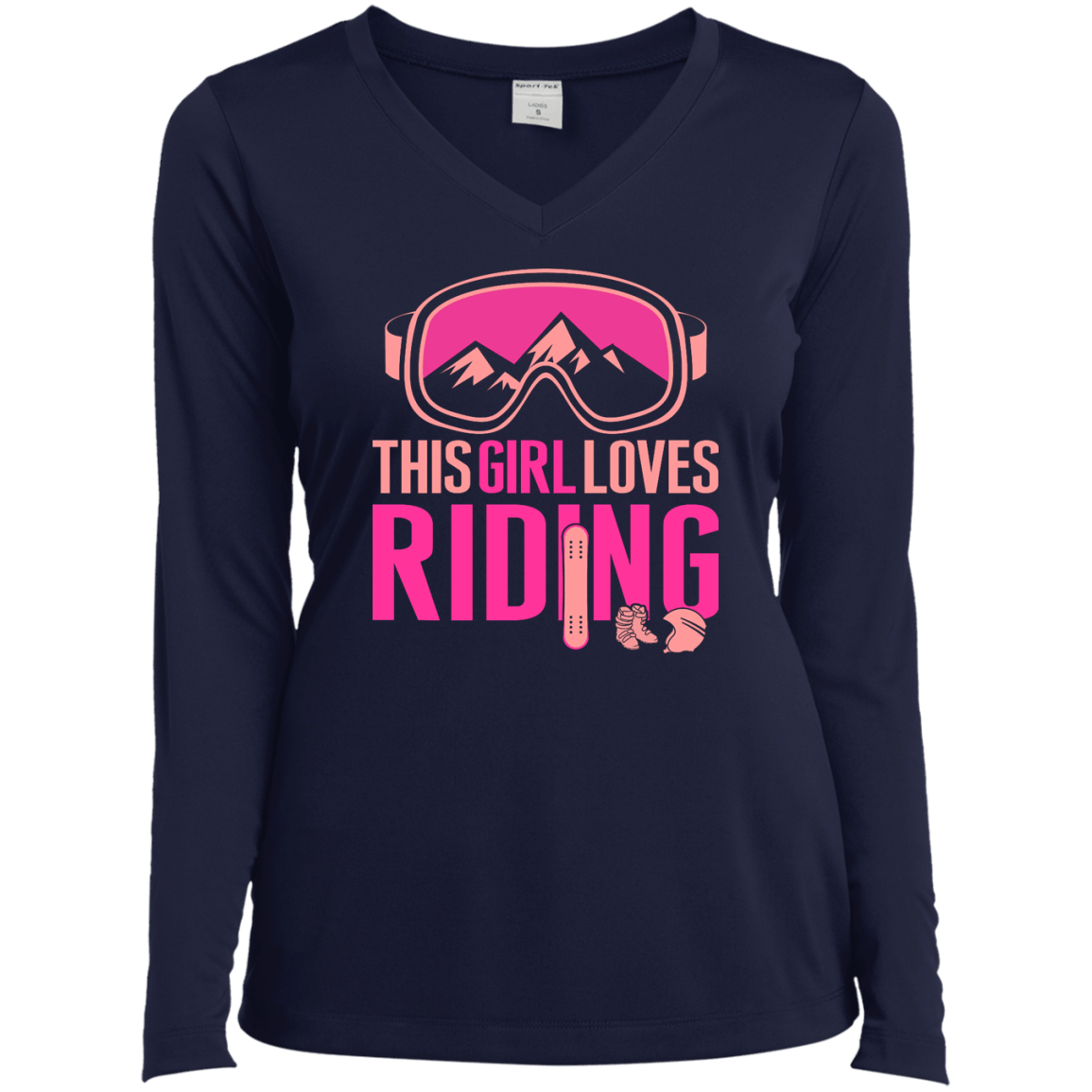 This Girl Loves Riding Long Sleeves - Powderaddicts