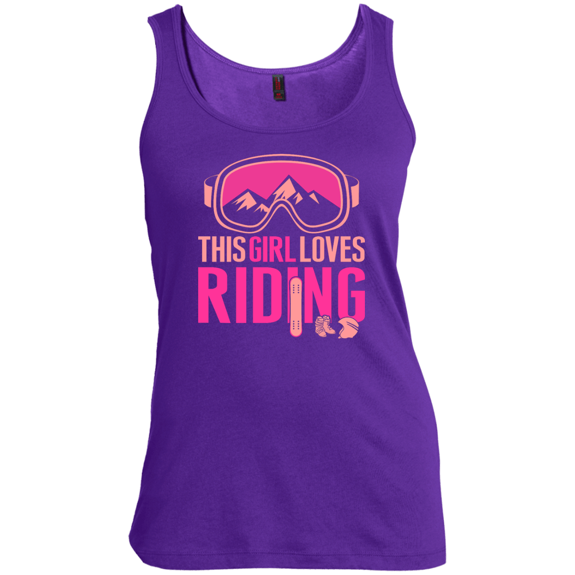 This Girl Loves Riding Tank Tops - Powderaddicts