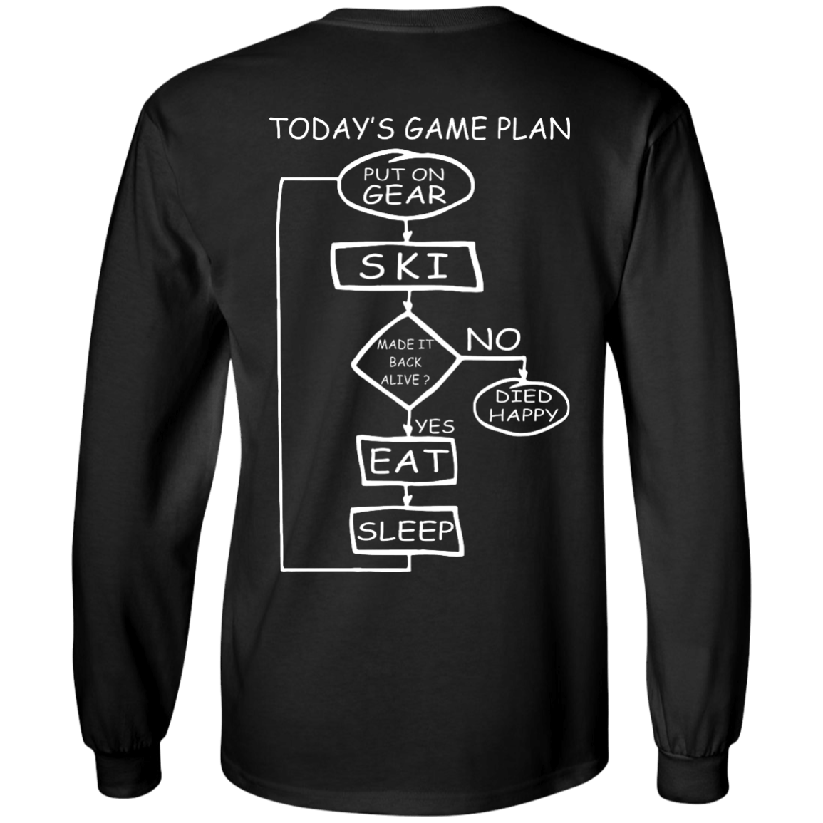 Today's Game Plan - Skiing Long Sleeves - Powderaddicts