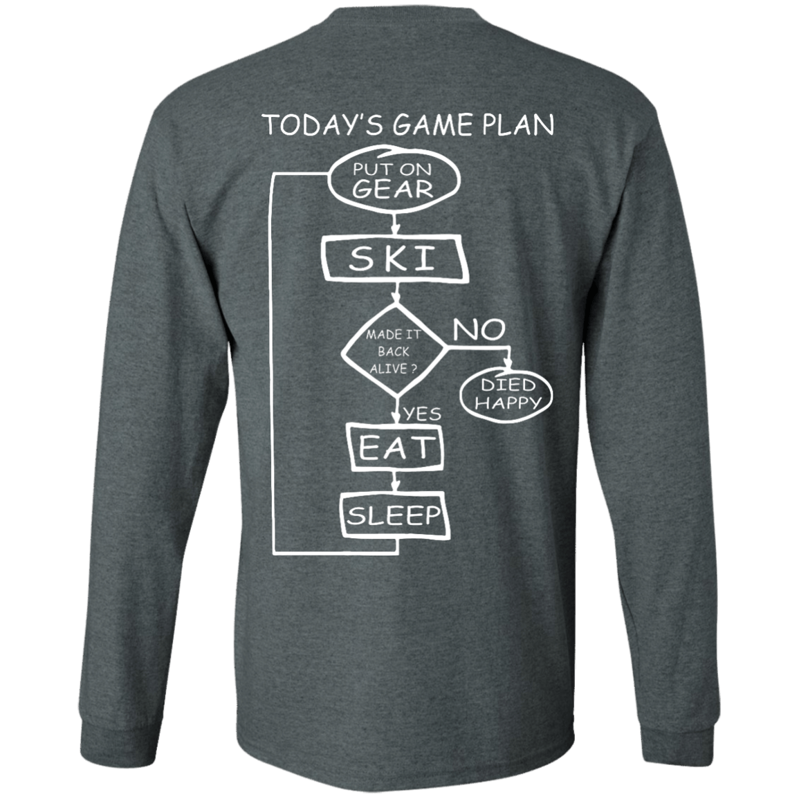 Today's Game Plan - Skiing Long Sleeves - Powderaddicts