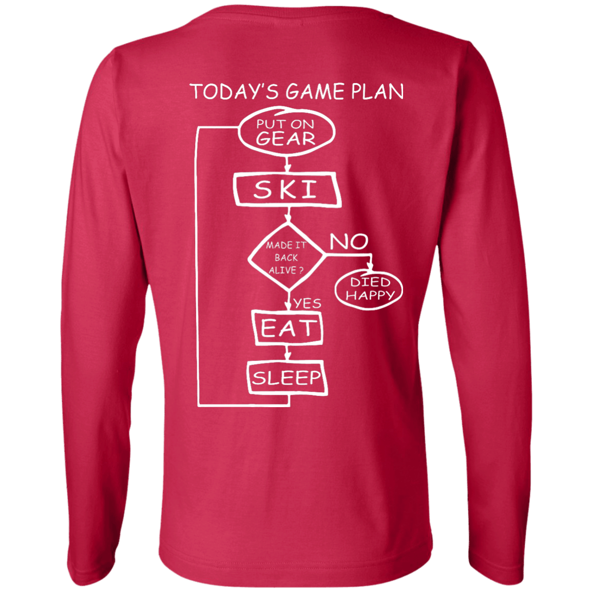 Today's Game Plan - Skiing Long Sleeves - Powderaddicts