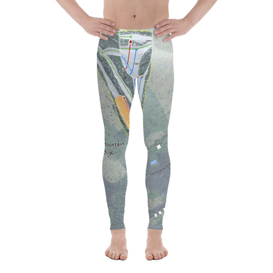 Tussey Mountain, Pennsylvania Ski Trail Map Men's Base Layer Bottom - Powderaddicts