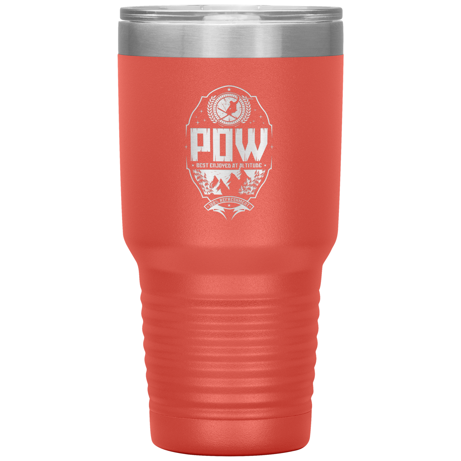Pow Best Enjoyed At Altitude 30oz Tumbler - Powderaddicts