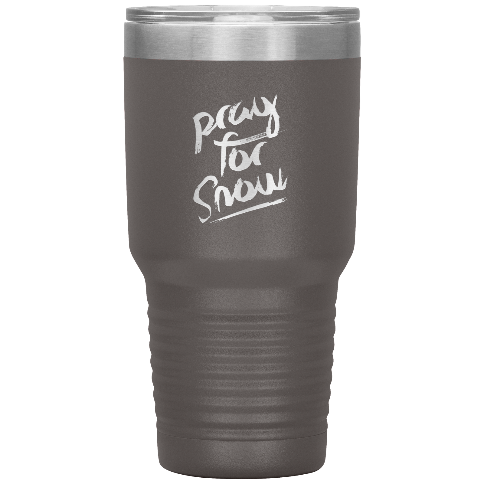 Pray For Snow Back 30oz Tumbler - Powderaddicts