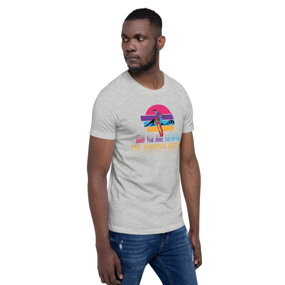 Dad, The Man, The Myth, The Boarding Legend T-Shirt - Powderaddicts