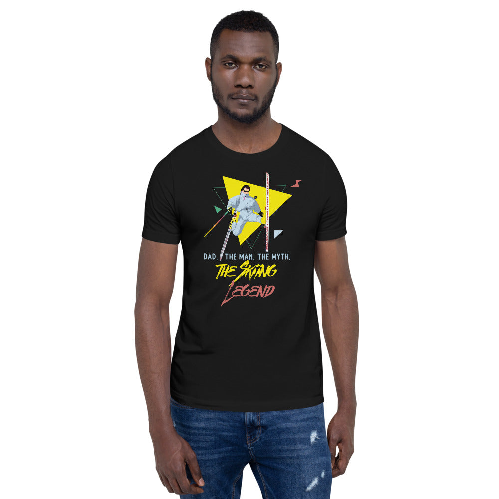 Dad, The Man, The Myth, The Skiing Legend T-Shirt - Powderaddicts
