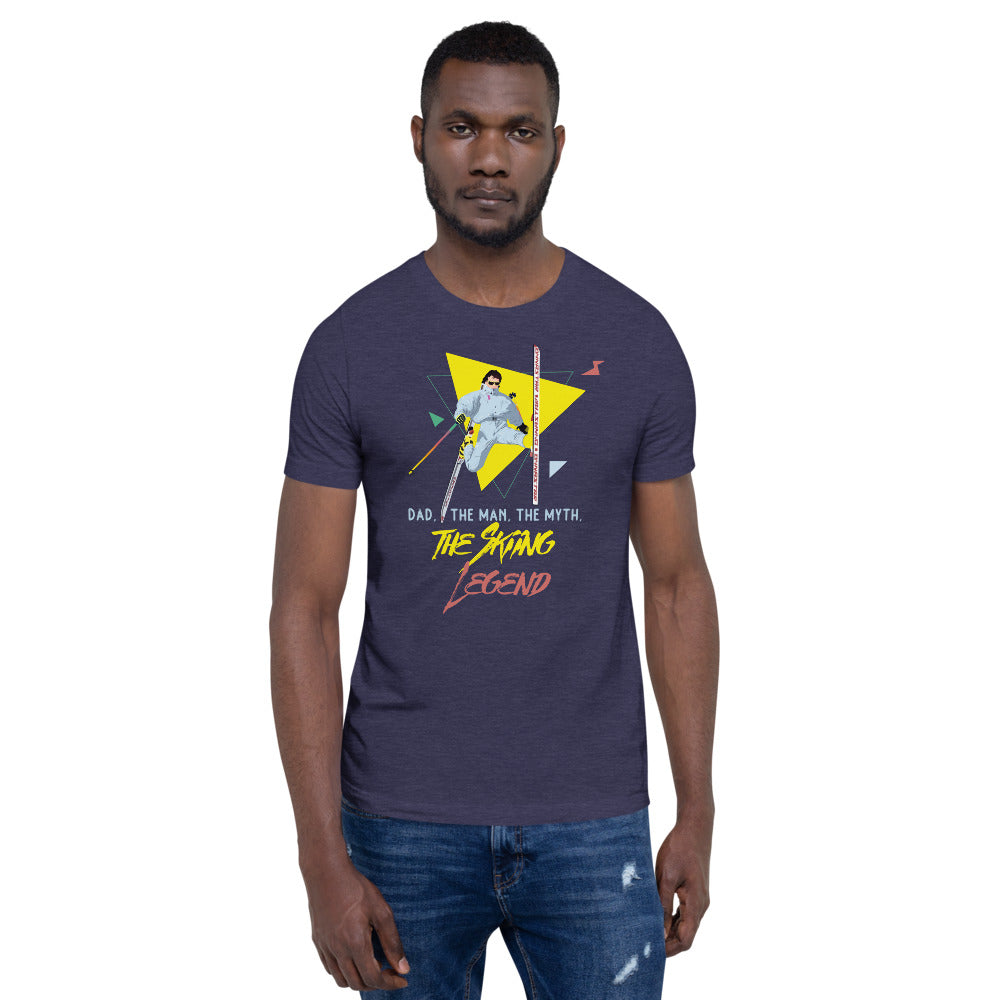 Dad, The Man, The Myth, The Skiing Legend T-Shirt - Powderaddicts
