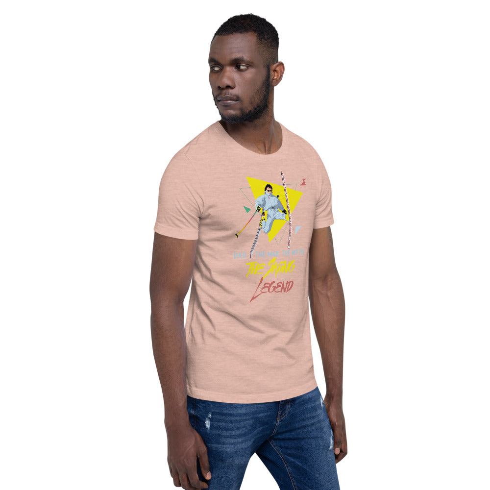Dad, The Man, The Myth, The Skiing Legend T-Shirt - Powderaddicts