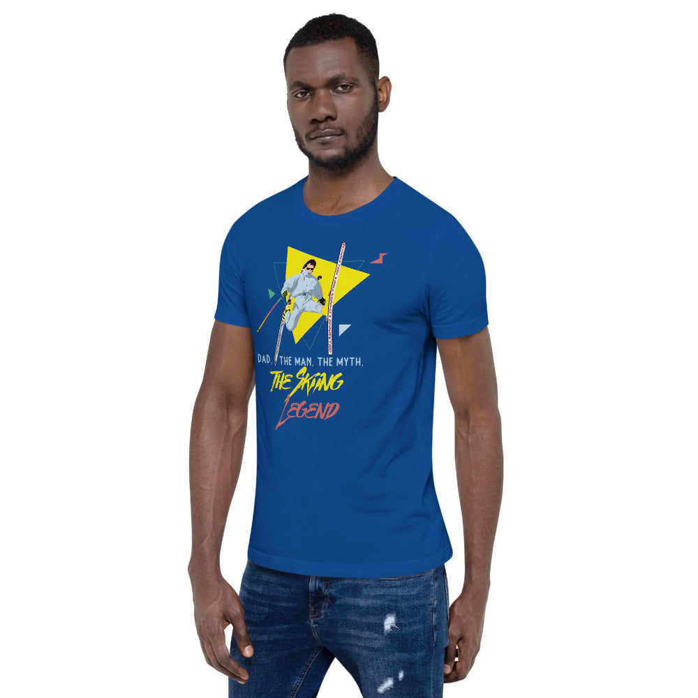 Dad, The Man, The Myth, The Skiing Legend T-Shirt - Powderaddicts
