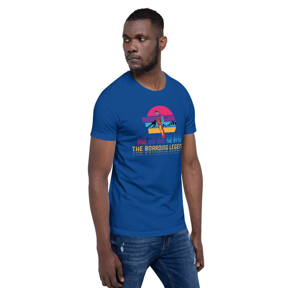 Dad, The Man, The Myth, The Boarding Legend T-Shirt - Powderaddicts