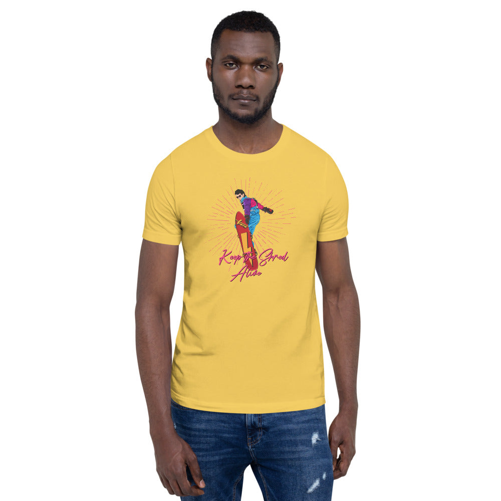 Keep The Shred Alive, Snowboarding Short-Sleeve Unisex T-Shirt - Powderaddicts