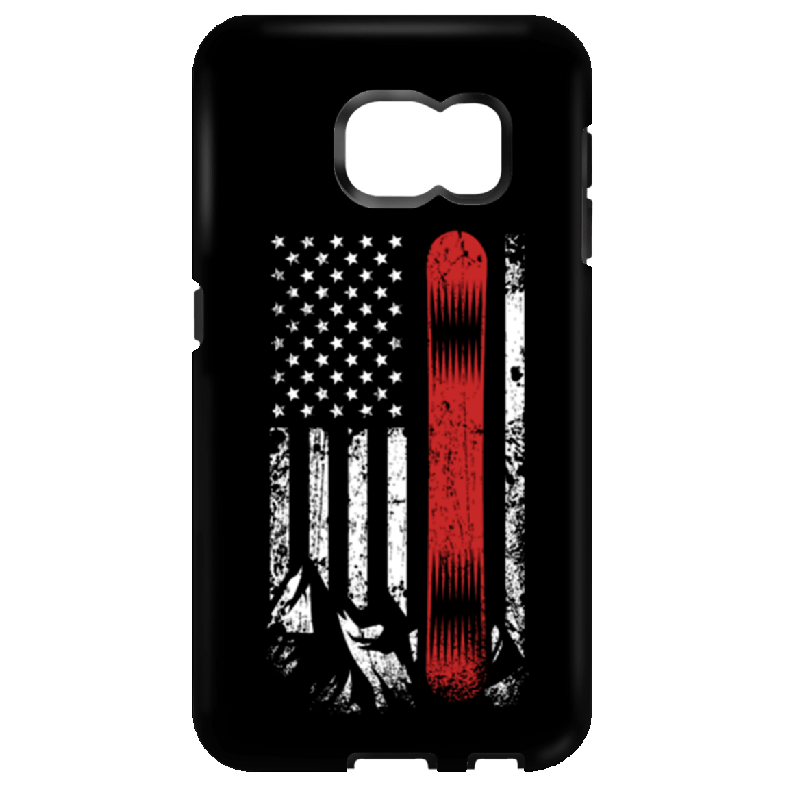 USA Snowboard Flag Phone Cases - Powderaddicts