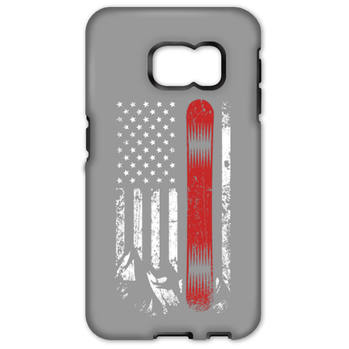 USA Snowboard Flag Phone Cases - Powderaddicts