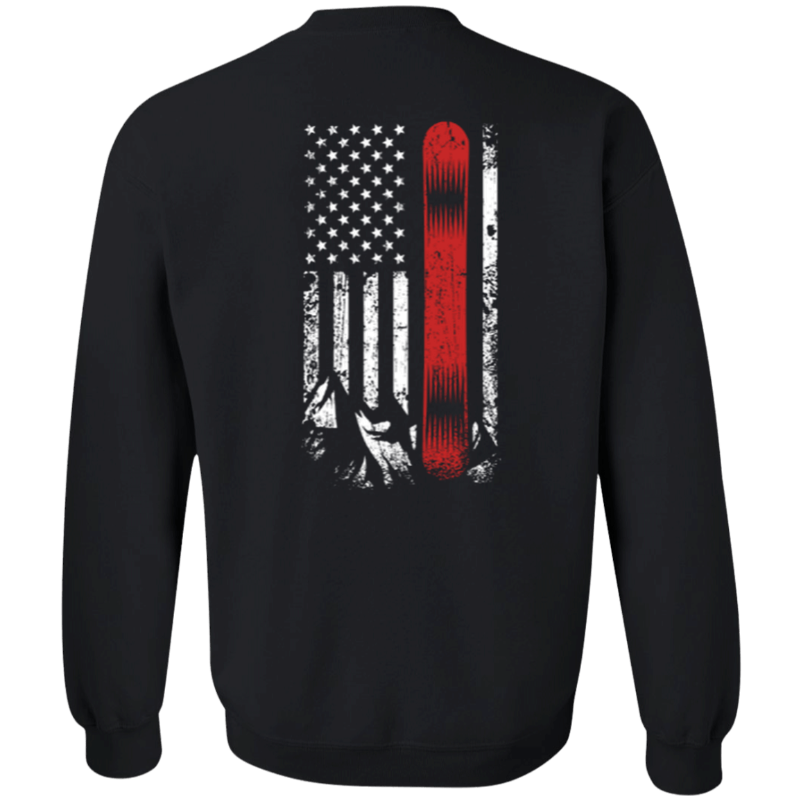 USA Snowboard Flag Youth Long Sleeves - Powderaddicts