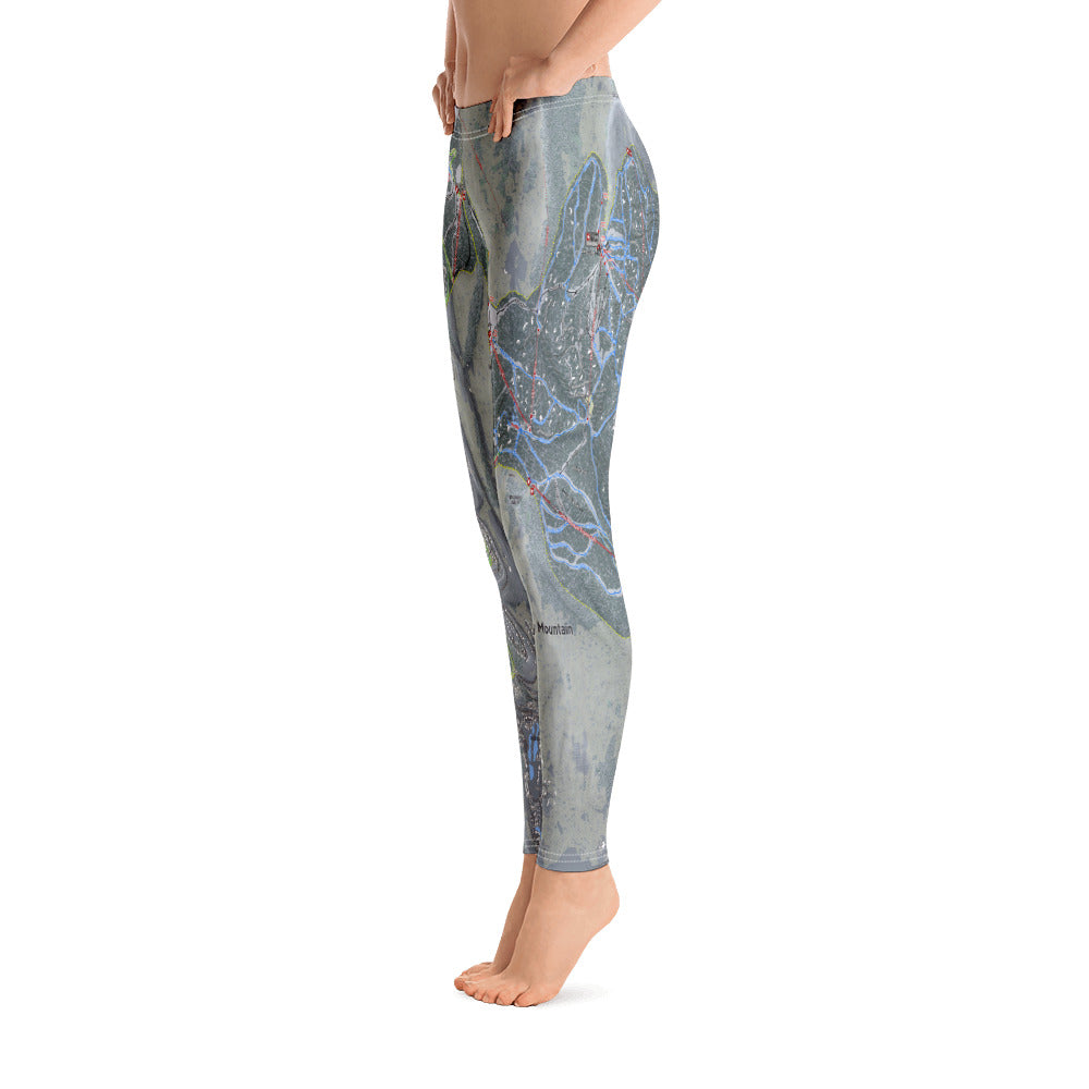 WASATCH BACK, Utah Ski Trail Map Women's Base Layer Bottom - Powderaddicts