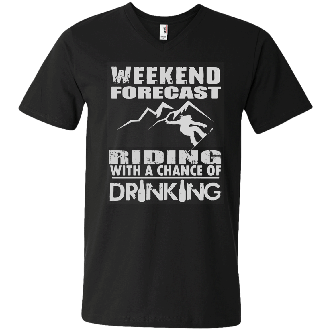 Weekened Forecast - Riding With A Chance Of Drinking Tees - Powderaddicts