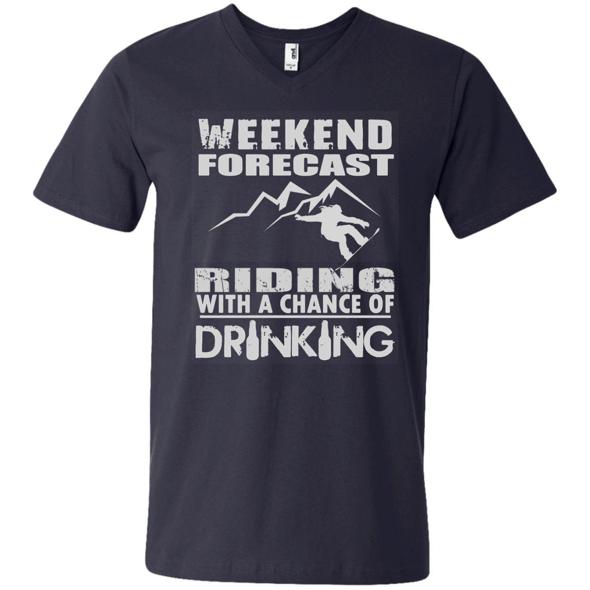 Weekened Forecast - Riding With A Chance Of Drinking Tees - Powderaddicts