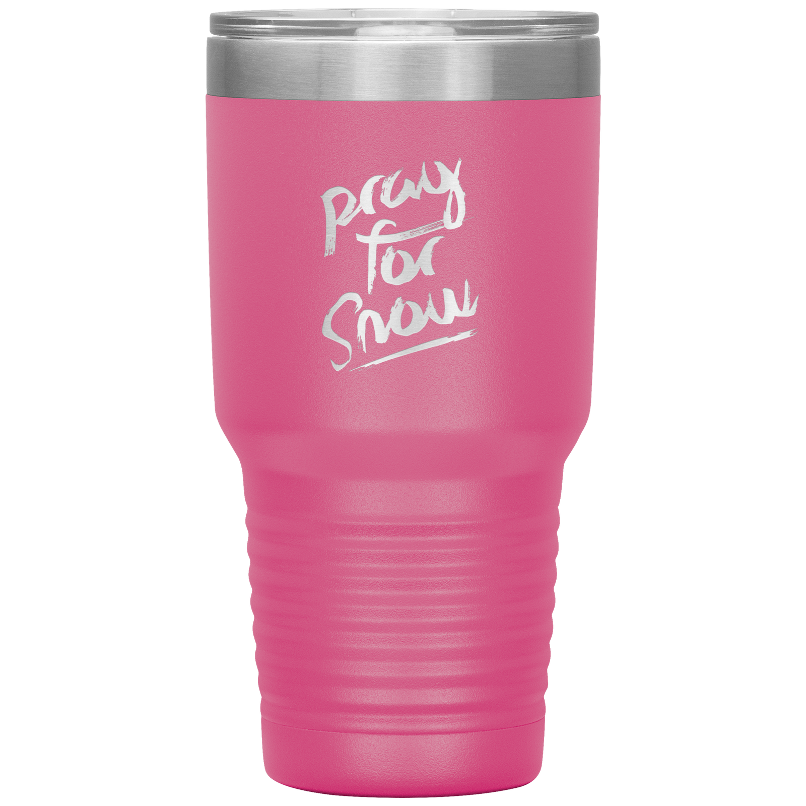 Pray For Snow Back 30oz Tumbler - Powderaddicts