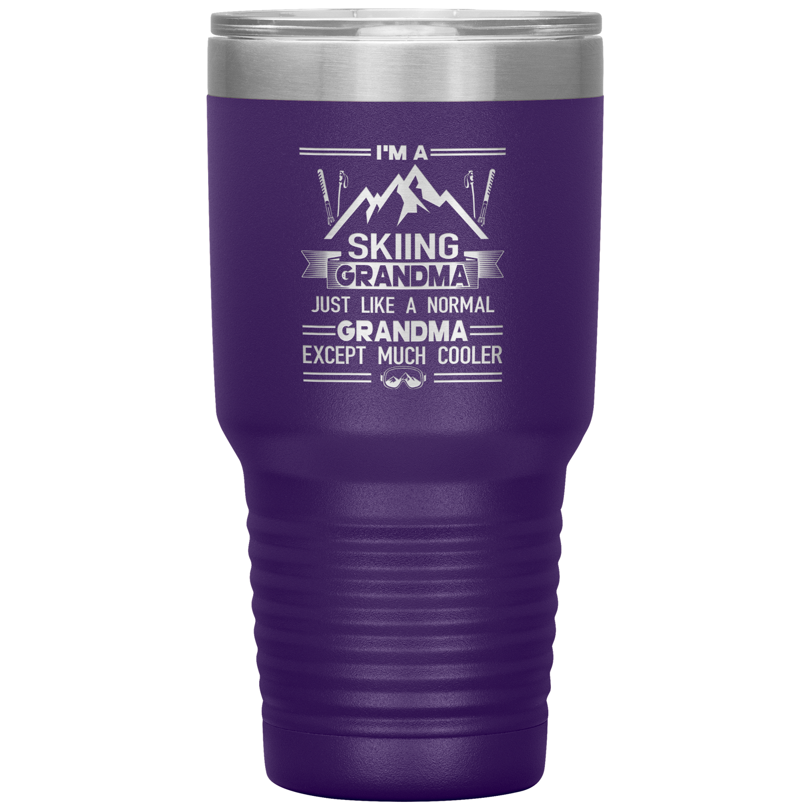 I'm A Skiing Grandma 30oz Tumbler - Powderaddicts