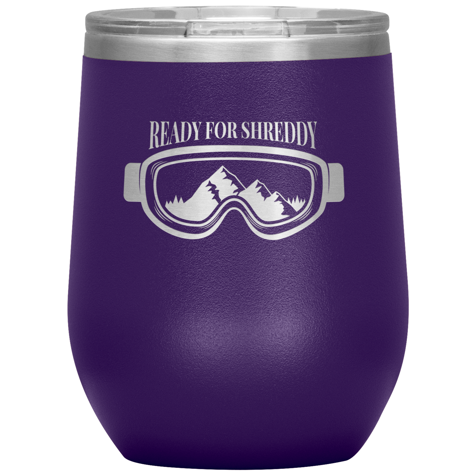 Ready For Shreddy Wine 12oz Tumbler - Powderaddicts