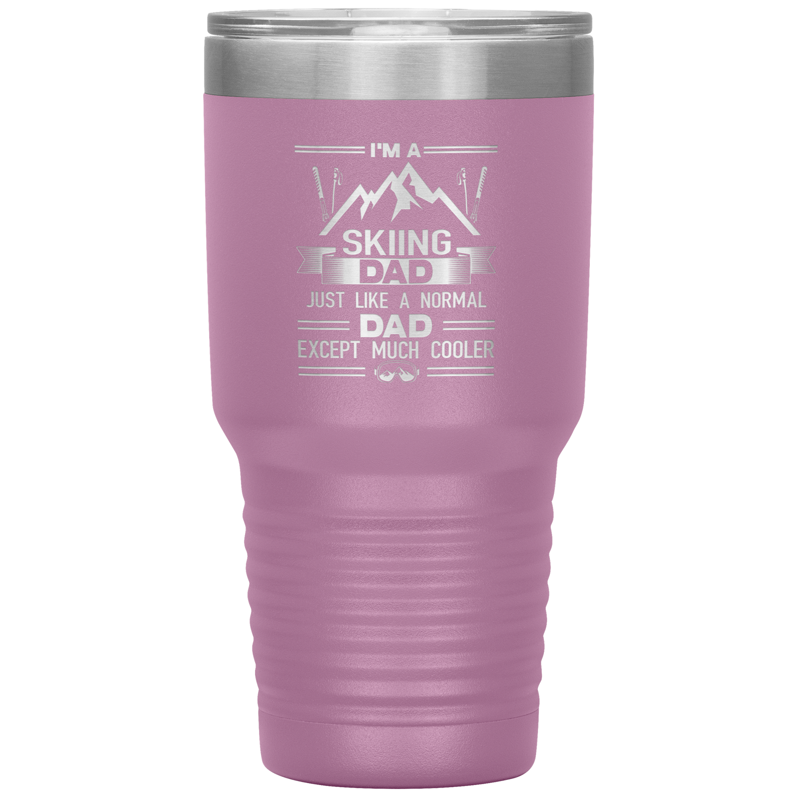 I'm A Skiing Dad 30oz Tumbler - Powderaddicts