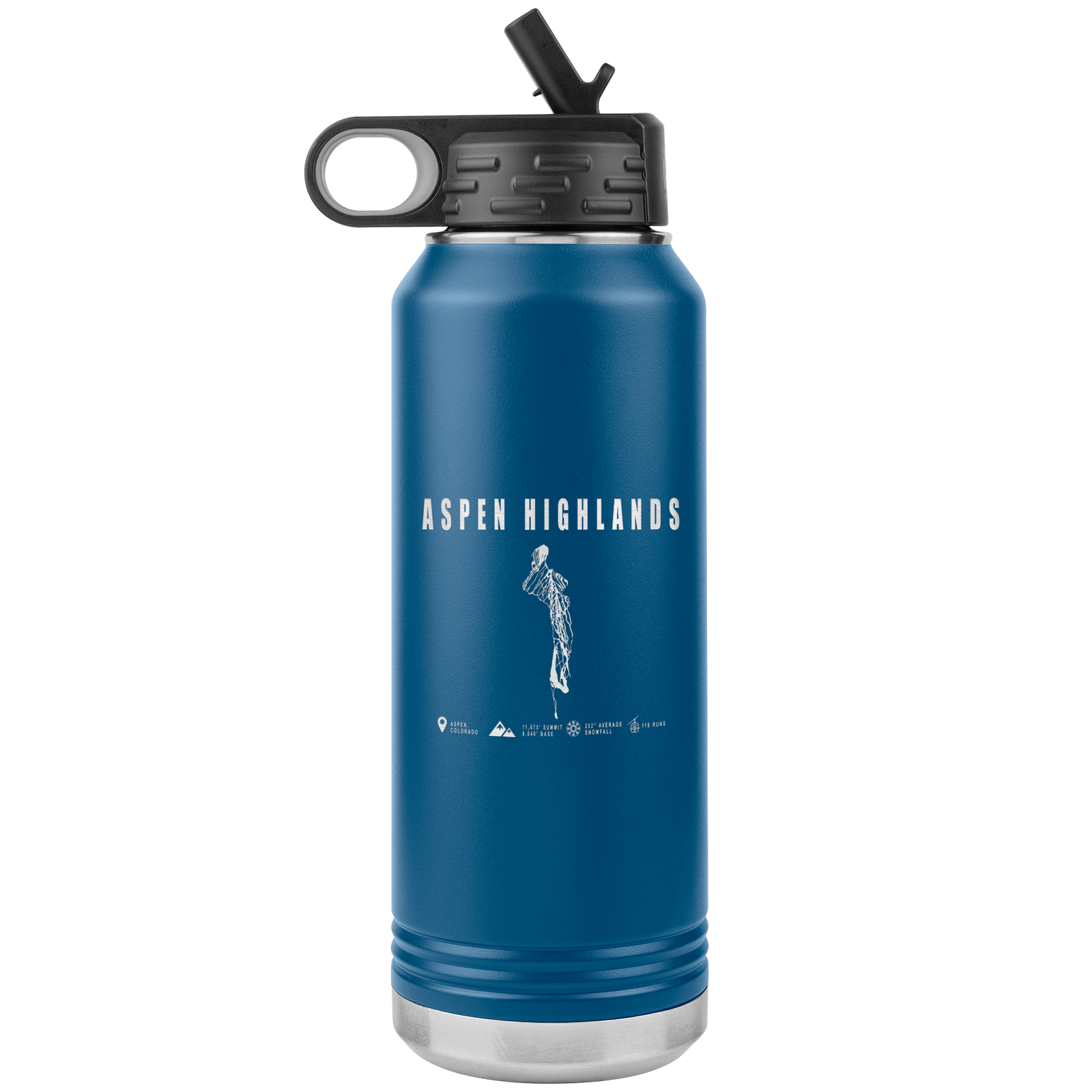 Aspen Highlands, Colorado Ski Resort 32oz Tumbler - Powderaddicts