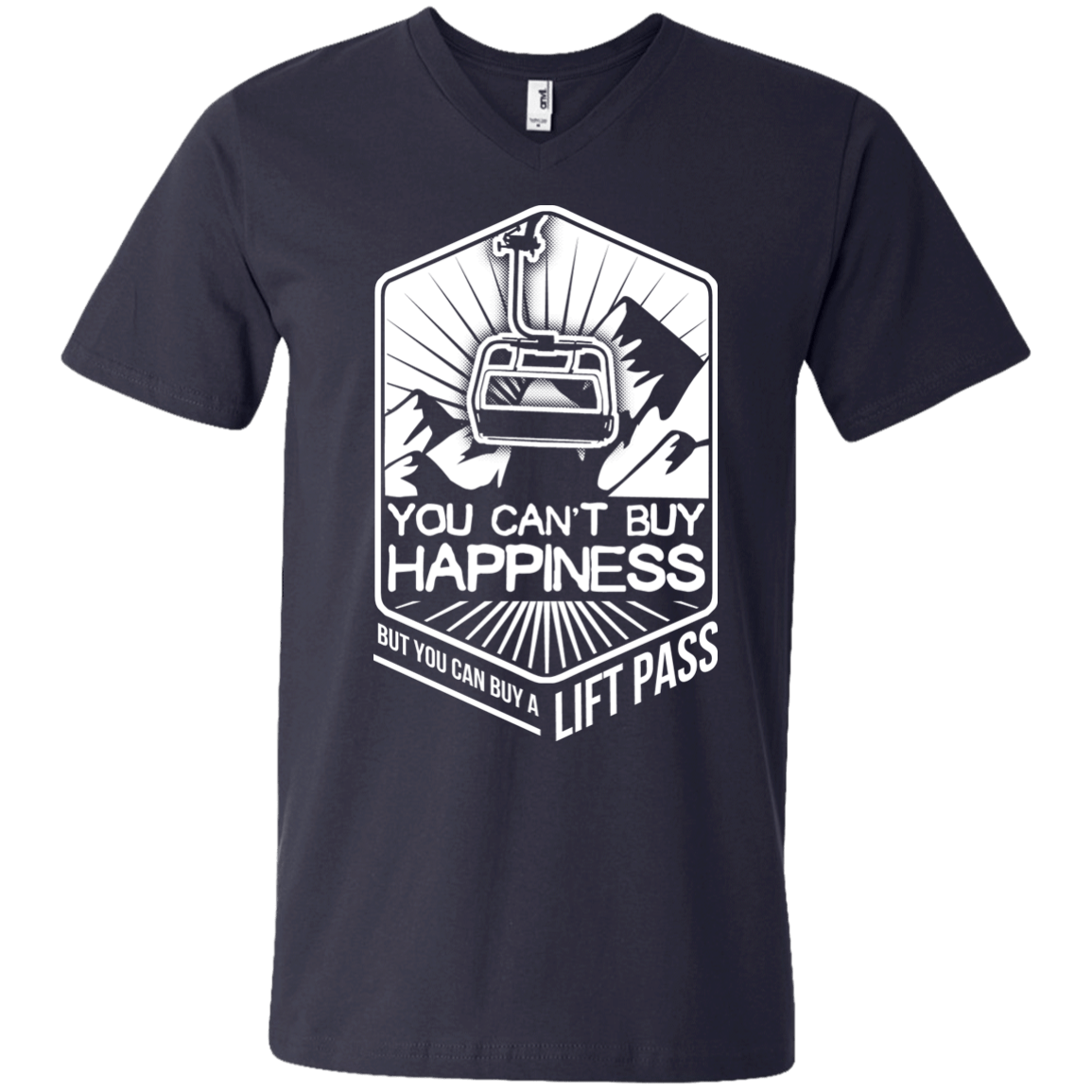 You Can't Buy Happiness But You Can Buy A Lift Pass Tees - Powderaddicts