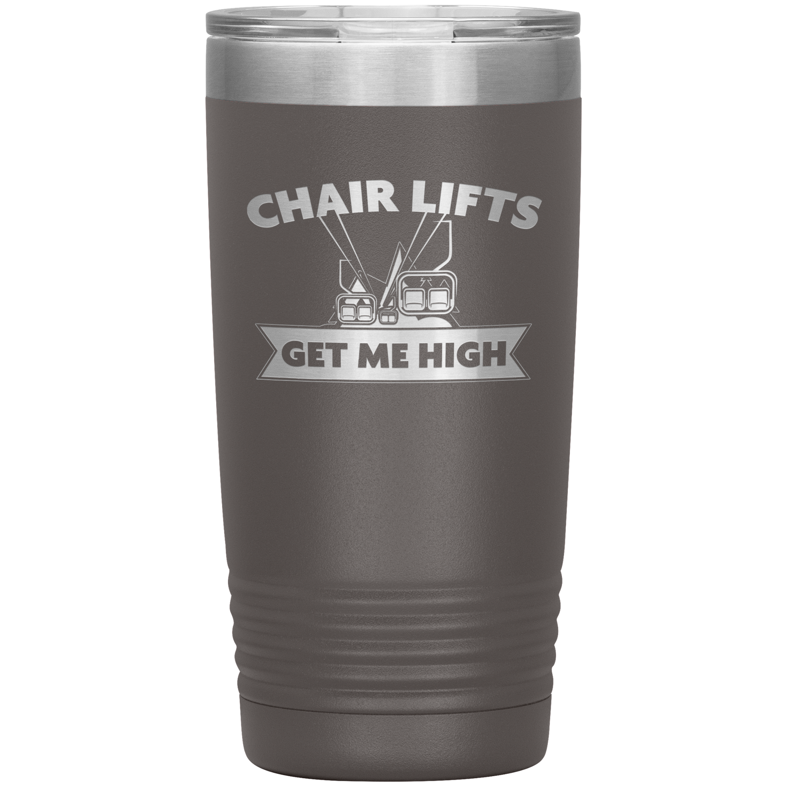 Chairlifts Get Me High 20oz Tumbler - Powderaddicts